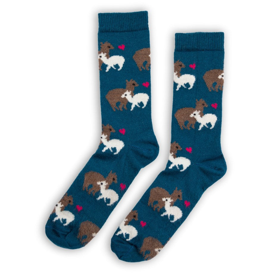 Alpaca Socks- Love- S/M