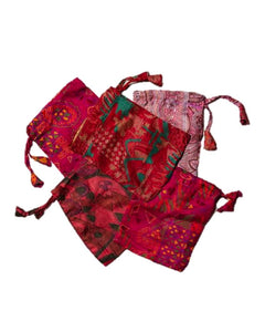 Sari Pouches -Medium - Red