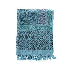 Argan Block Print Throw