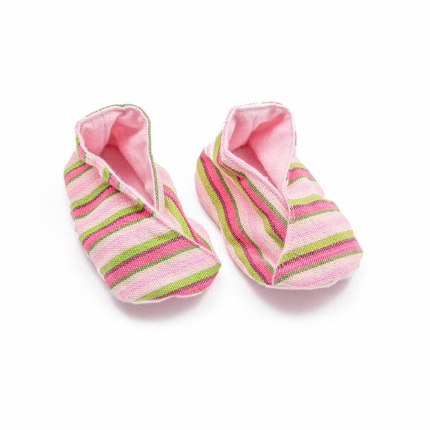 Handwoven Baby Booties- Pink