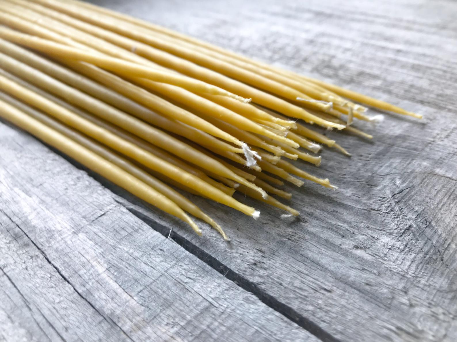 Hand-Dipped Beeswax Candles- Single