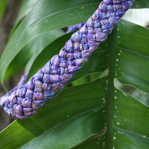 Vintage Sari Braided Headband- Purple