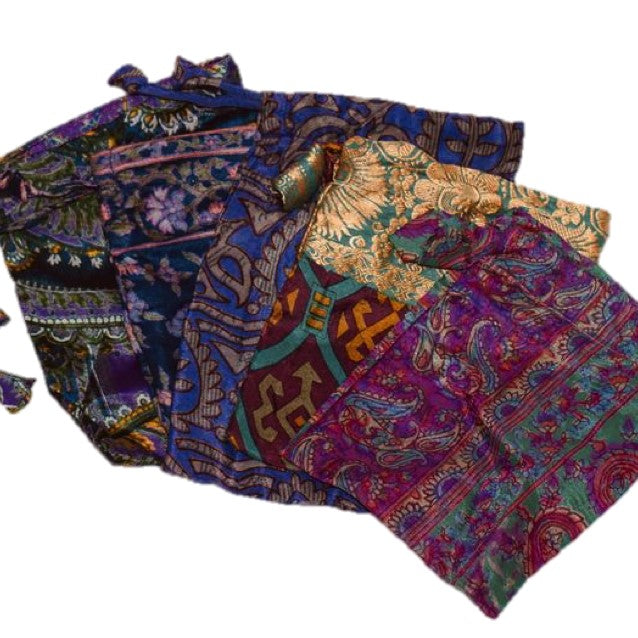 Sari Pouches Purple- Small