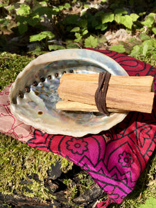 Smudge Set - Abalone Shell and Palo Santo Bundle