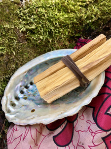 Smudge Set - Abalone Shell and Palo Santo Bundle